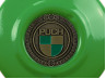 Flywheel cover Puch Maxi E50 / Z50 / ZA50 Kawasaki green with RealMetal emblem (of your choice)