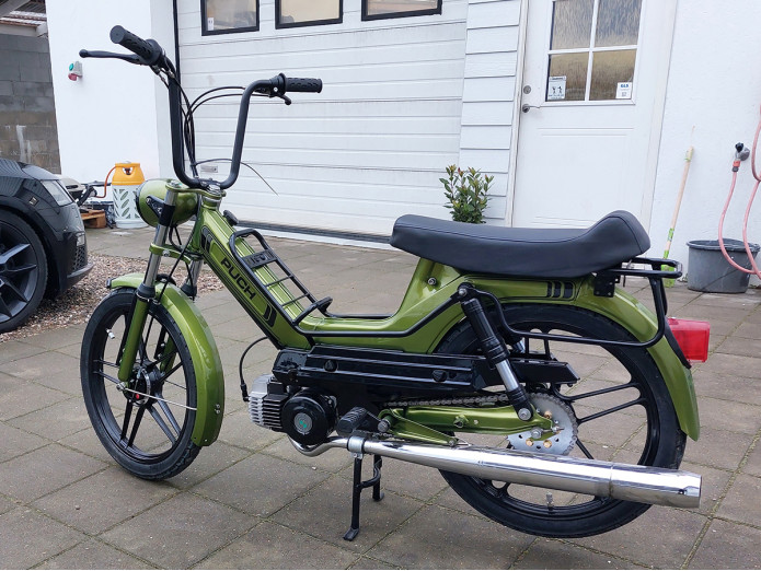 Buddyseat Puch Maxi S race zwart