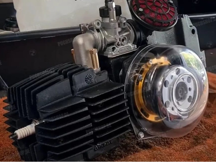 Flywheel cover Puch Maxi E50 / Z50 / ZA50 Transparent PSR