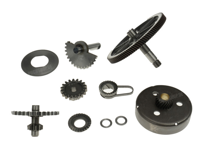 Clutch cover Puch Maxi S / N E50 kickstart engine internals as original