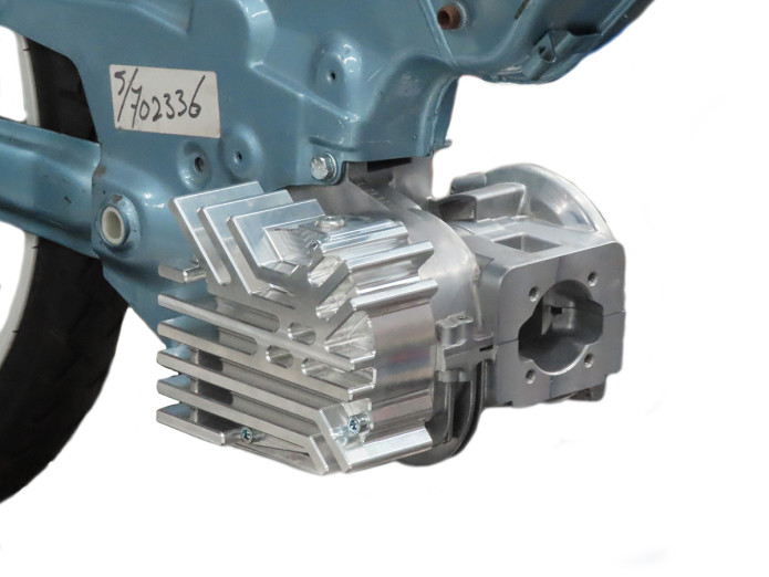 Clutch cover Puch Maxi S / N E50 CNC with cooling fins PSR