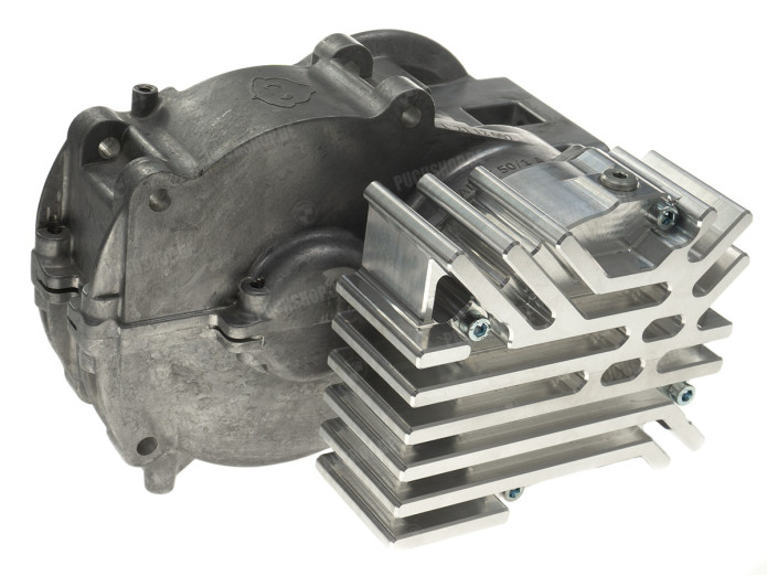 Clutch cover Puch Maxi S / N E50 CNC with cooling fins PSR