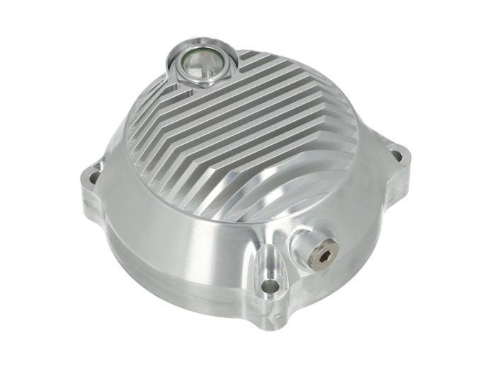 Clutch cover Puch Maxi S / N E50 aluminium CNC with cooling fins for pull-start CLAW