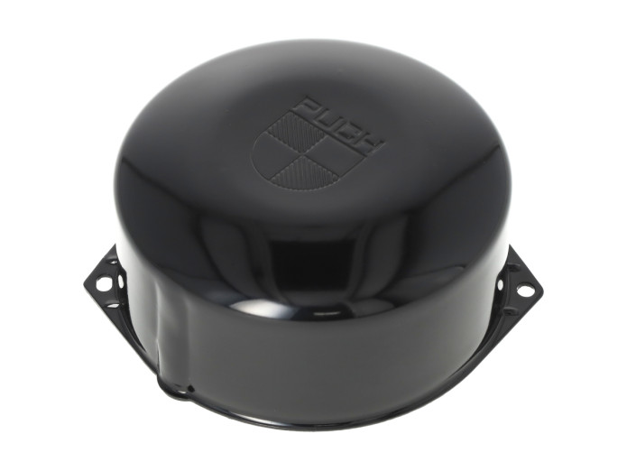 Polraddeckel Maxi Puch E50 / Z50 / ZA50 mit altes Logo hohes Modell Schwarz