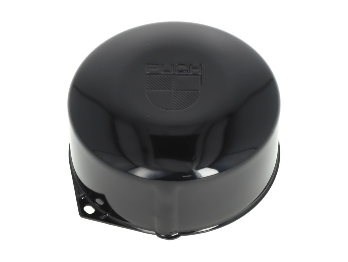 Flywheel cover Puch Maxi E50 / Z50 / ZA50 with old logo high model black