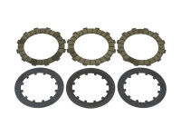 Koppelingsplaat set Puch 4 versnelling motoren Aramid AMPP