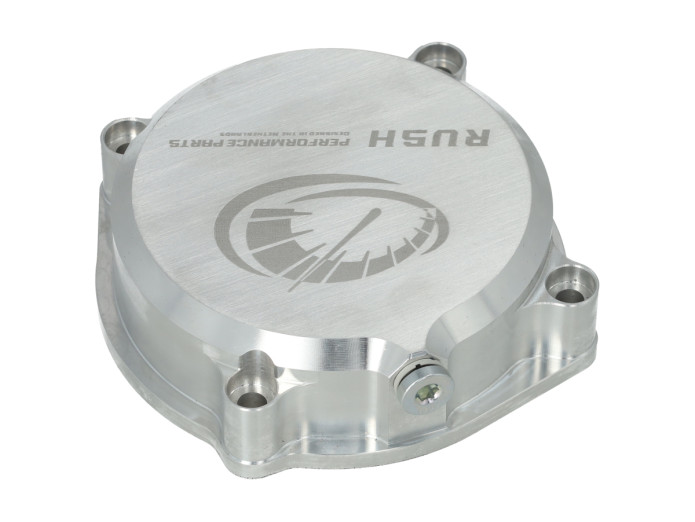 Koppelingsdeksel Puch Maxi S / N E50 aluminium CNC voor trekstart RUSH high-end