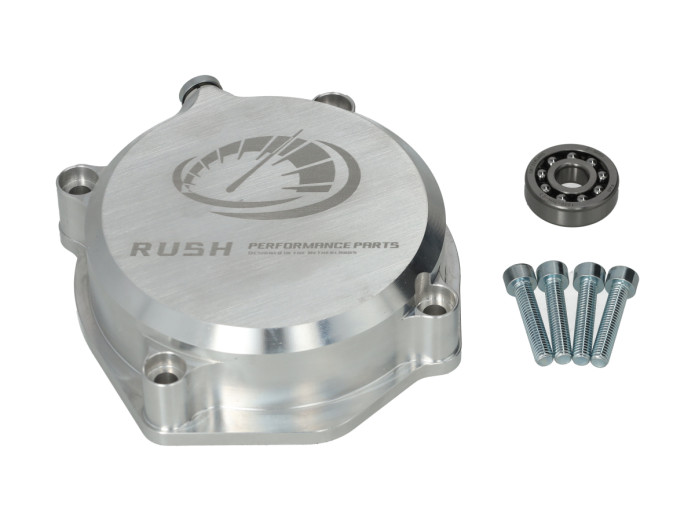 Koppelingsdeksel Puch Maxi S / N E50 aluminium CNC voor trekstart RUSH high-end
