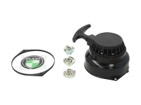 Flywheel cover pull starter Puch Maxi E50 Bosch / HPI / MVT / various ignition models Fast Arrow black 