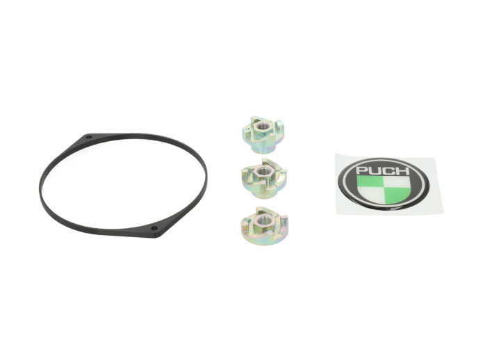 Vliegwieldeksel trekstarter Puch Maxi E50 Bosch / HPI / MVT / diverse modellen ontsteking Fast Arrow zwart 