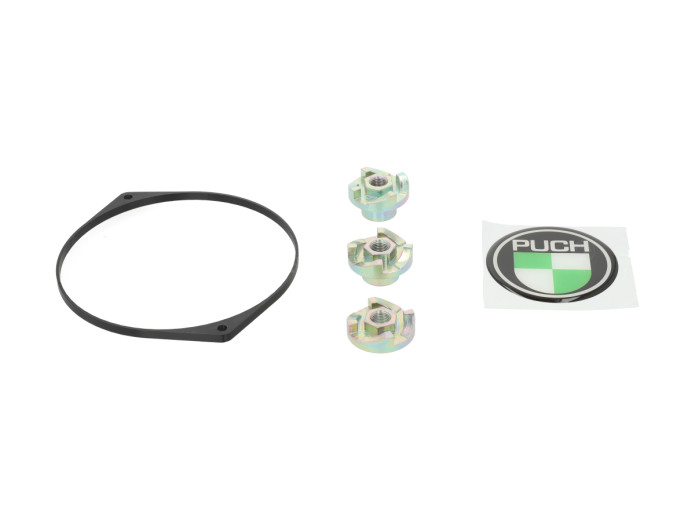 Polraddeckel Seilzugstarter Puch Maxi E50 Bosch / HPI / MVT / verschiedene modelle Fast Arrow Schwarz 