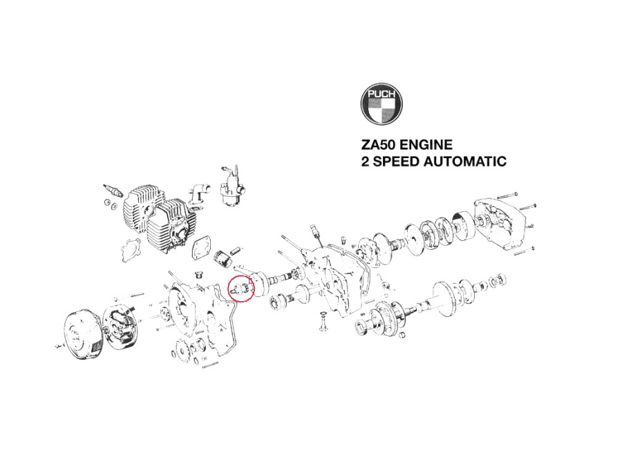 Bearing L17 NSK crankshaft Puch Monza / MV / VS / Velux X30 / Maxi 2-speed product