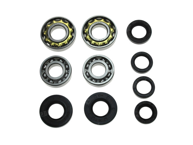 Bearing and oil seal set Puch 3 gear pedal shift  main