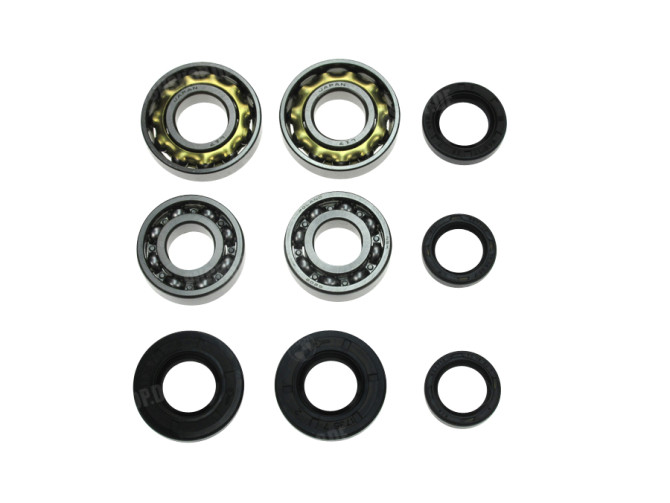 Bearing and oil seal set Puch 3 gear hand shift  main