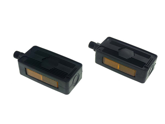Pedals classic block with reflectors black product
