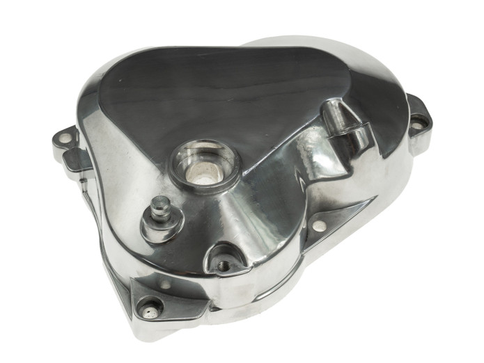 Puch Maxi E50 kickstart 4-bearing engine case as original with kickstart cover for 74cc