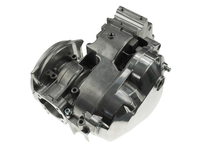 Puch Maxi E50 kickstart 4-bearing engine case as original with kickstart cover for 74cc