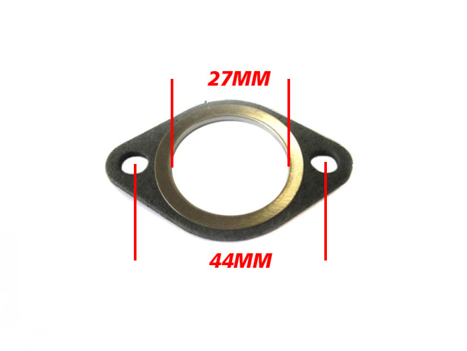 Exhaust gasket 27mm with ring Puch Maxi / X30 / MV / VS / DS / universal product