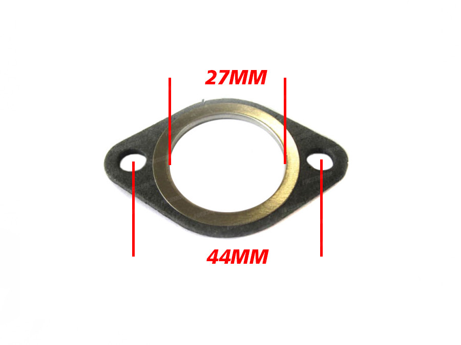 Exhaust gasket 27mm with ring Puch Maxi / X30 / MV / VS / DS / universal product