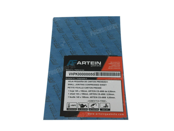 Gasket paper thick 0.50mm 140x195mm main