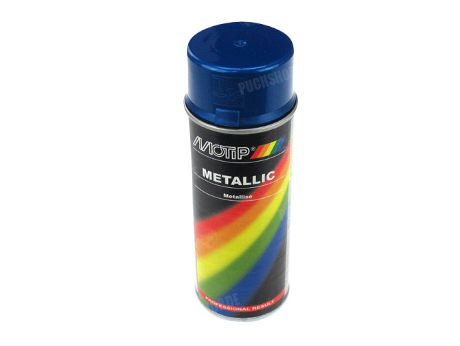 MoTip spray paint metallic blue 400ml main