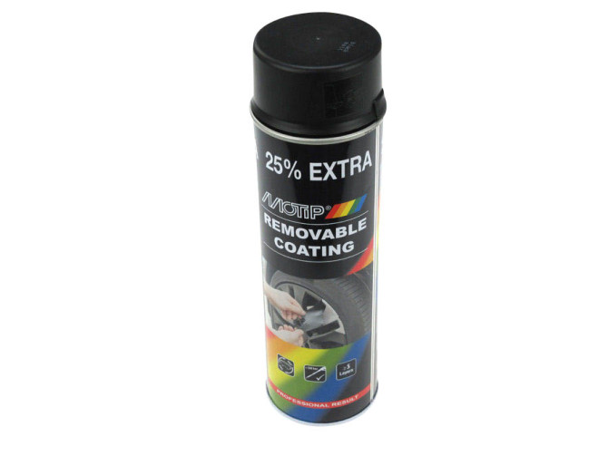 MoTip Spayplast black glossy spray paint 500ml product