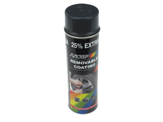 MoTip Spayplast matt black spray paint 500ml product