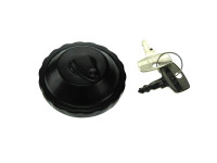 Tankdeckel Bajonett 30mm Puch Maxi Schwarz mit Schloss 