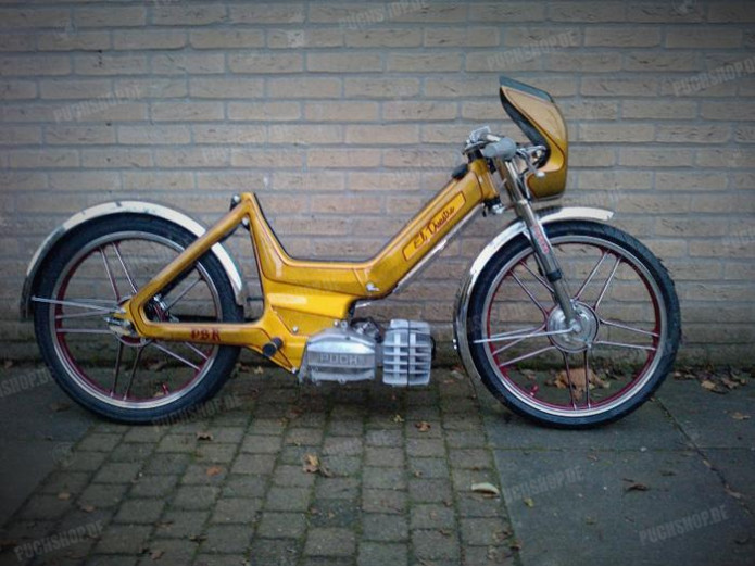 Headlight spoiler Puch Magnum Ltd. / universal + window 
