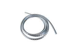 Kabel universeel buitenkabel cover chroom 6mm 1.5 meter