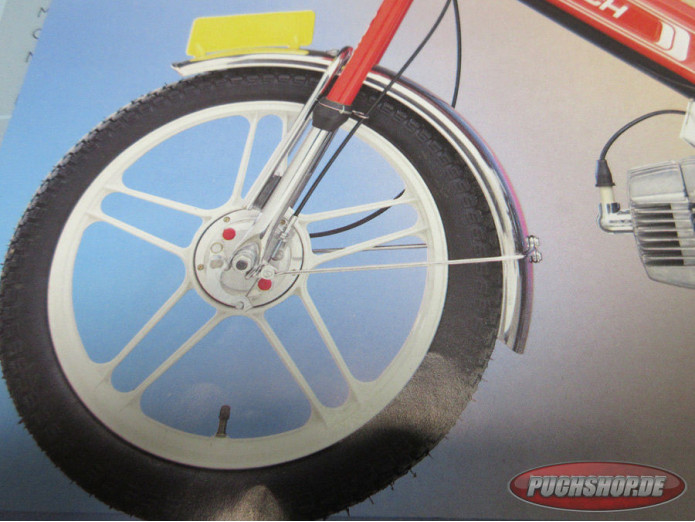 Front fender bracket bottom Puch Rider Macho