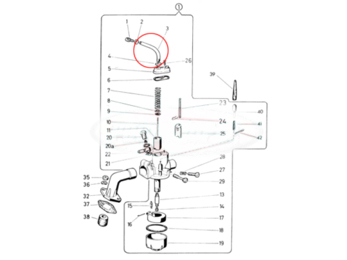 Bing elbow adjusting screw 90 degrees (also PHBG / SHA)