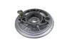 Brake anchor plate Puch MV MS VS DS front polished aluminium