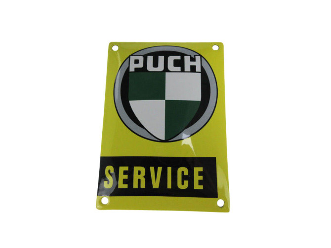 Sign Enamel Puch Service 14x10cm product