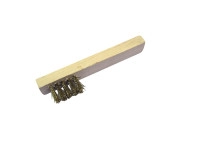 Spark plug brush tool