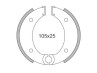 Puch Brake / Parts Brake shoes Puch MV / DS / VS / MC / VZ Brake shoes Puch MV / DS / VS / MC / VZ (105x25mm)