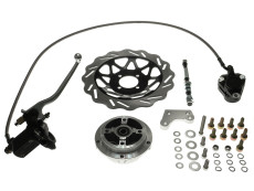 Scheibenbrems Puch Maxi Gussfelg Fast Arrow Satz (240mm) Komplett für EBR Gabel