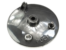 Brake anchor plate Puch Monza front polished aluminium 