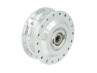 Puch Axles / Wheels Hub-spoke rim Front polished Hub Puch Maxi / X30 spoke wheel front aluminum polished