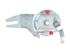 Remankerplaat Puch Maxi S achterwiel met controlegaten