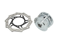 Remschijf Puch Maxi spaakwiel Swiing voor (230mm) chroom 