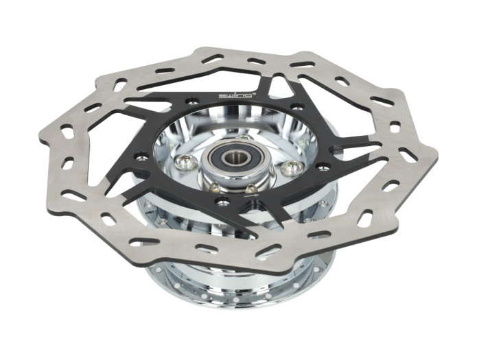 Remschijf Puch Maxi spaakwiel Swiing voor (230mm) chroom 