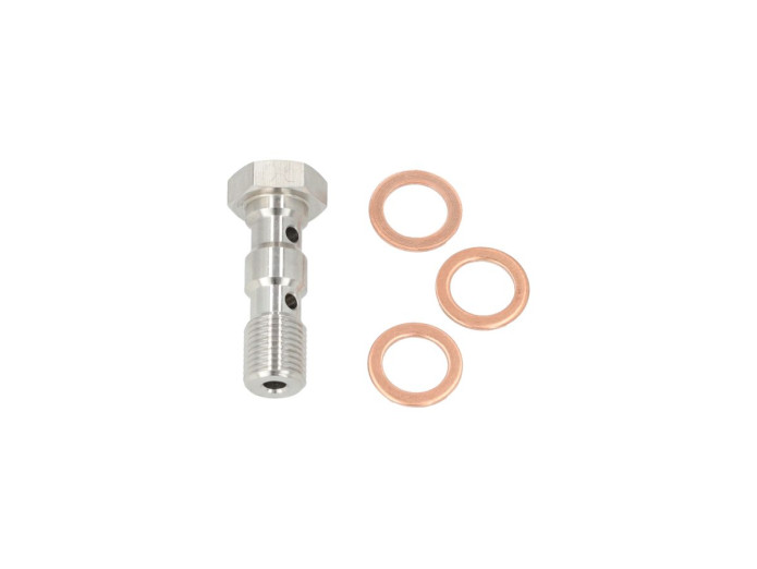 Brake hose banjo bolt M10x1.00 double connection