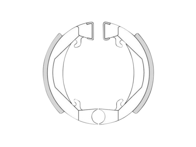 Brake shoes Puch Maxi S / N / X50 sport grooved (80x18mm) product