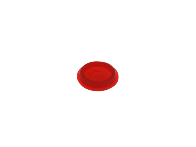 Remankerplaat Puch Maxi rood dopje achterzijde 12mm  product