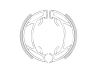 Puch Brake / Parts Brake shoes Puch MV50X / X50-2 / X30-3 Brake shoes Puch MV50X / X50-2 / X30-3 (100x20mm)