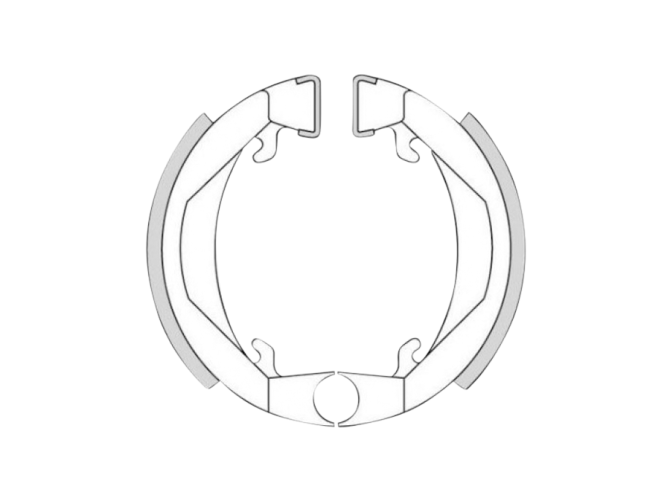 Brake shoes Puch Maxi S / N / X50 Polini AA Quality 80x18mm product