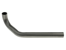 Exhaust manifold 28mm Hercules Prima M P3 / Sachs 504 / 505 left-hand bend slide-on raw