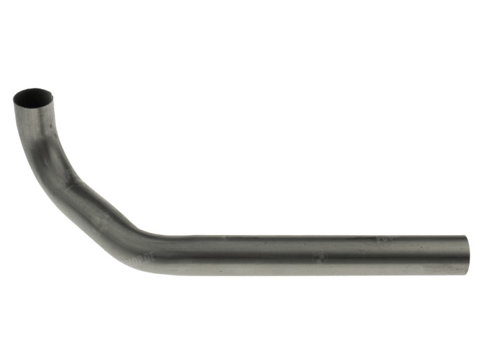Exhaust manifold 28mm Hercules Prima M P3 / Sachs 504 / 505 left-hand bend slide-on raw