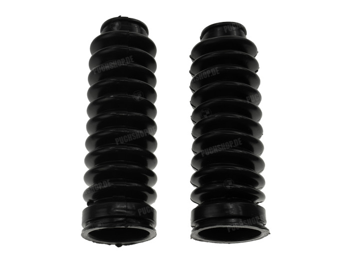 Voorvork harmonika stof rubber set Hercules Prima / universeel 160mm
